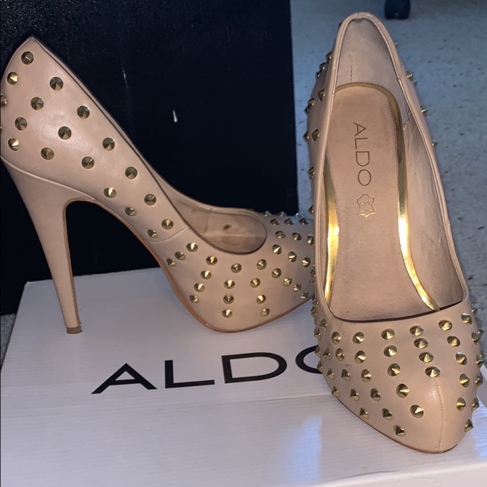 Aldo studded heels